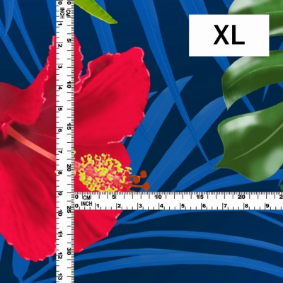 Hula Fabric / Hibiscus / JKH-646-NV