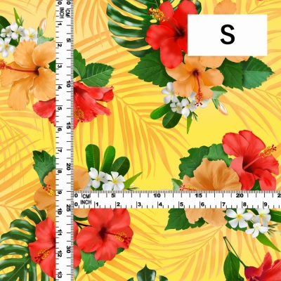 Hula Fabric / Hibiscus / JKH-646-OR