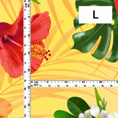 Hula Fabric / Hibiscus / JKH-646-OR