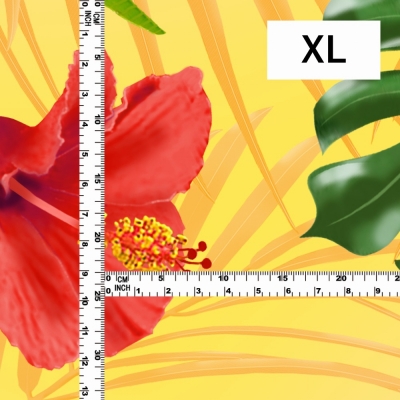 Hula Fabric / Hibiscus / JKH-646-OR