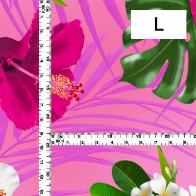 Hula Fabric / Hibiscus / JKH-646-PI