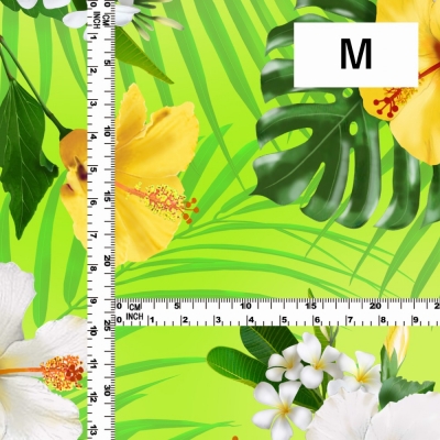 Hula Fabric / Hibiscus / JKH-646-YEGR