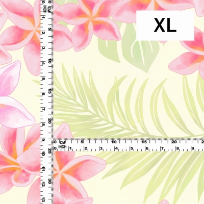 Hula Fabric / Plumeria Lei / JKH-648-CR