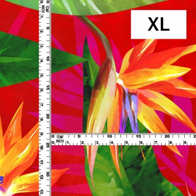 Hula Fabric / Strelitzia / JKH-650-RD