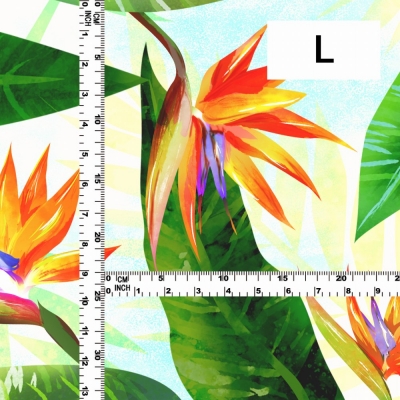Hula Fabric / Strelitzia / JKH-650-WH
