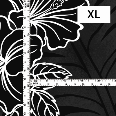 Hula Fabric / Hibiscus / JKH-652-BK