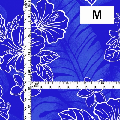 Hula Fabric / Hibiscus / JKH-652-BL