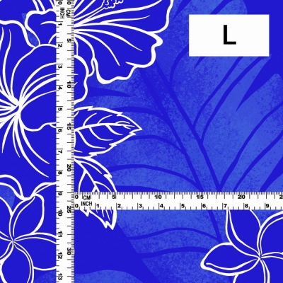 Hula Fabric / Hibiscus / JKH-652-BL