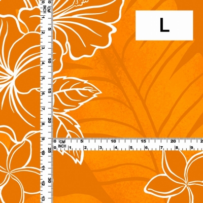 Hula Fabric / Hibiscus / JKH-652-OR
