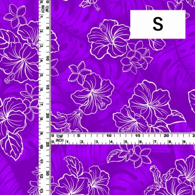Hula Fabric / Hibiscus / JKH-652-PU