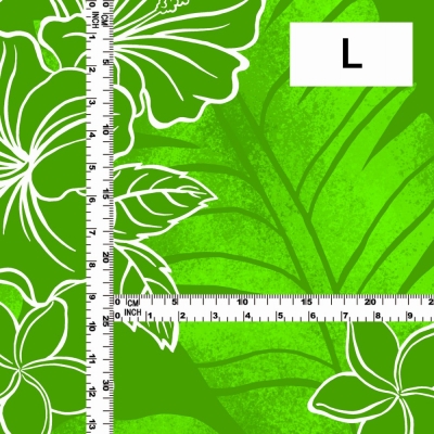 Hula Fabric / Hibiscus / JKH-652-YEGR