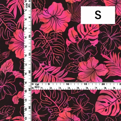 Hula Fabric / Hibiscus / JKH-654-BKPI