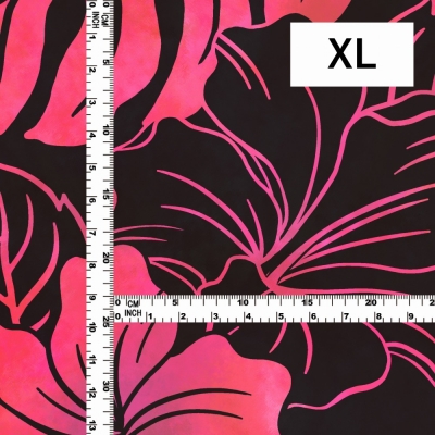 Hula Fabric / Hibiscus / JKH-654-BKPI