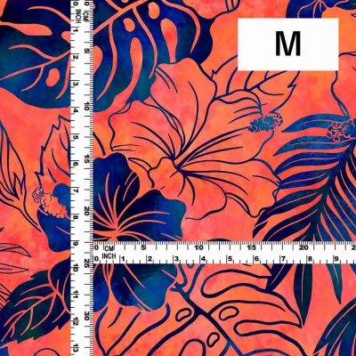 Hula Fabric / Hibiscus / JKH-654-ORBL