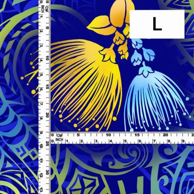 Hula Fabric / Kahiko & Lehua / JKH-660-BL