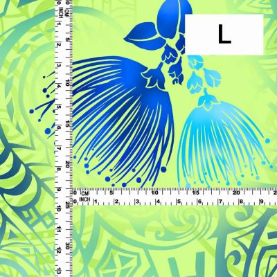 Hula Fabric / Kahiko & Lehua / JKH-660-LGR