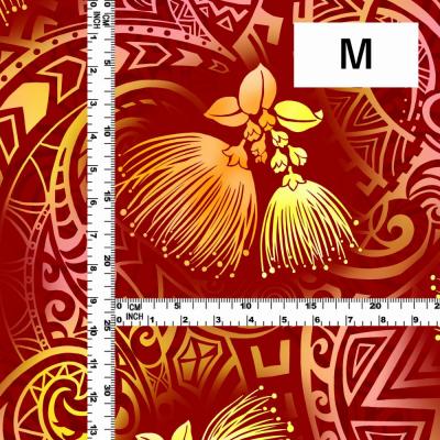 Hula Fabric / Kahiko & Lehua / JKH-660-RD