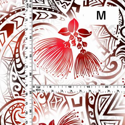 Hula Fabric / Kahiko & Lehua / JKH-660-WH