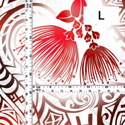 Hula Fabric / Kahiko & Lehua / JKH-660-WH