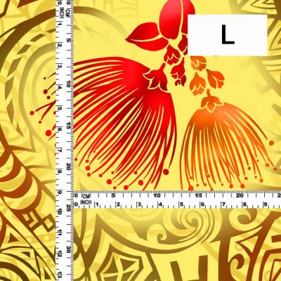 Hula Fabric / Kahiko & Lehua / JKH-660-YE