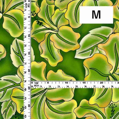 Hula Fabric / Hibiscus / JKH-662-GRYE