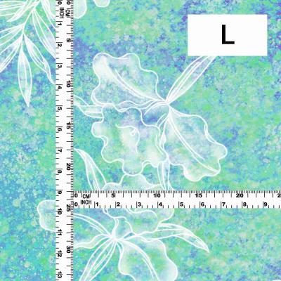 Hula Fabric / Watercolor Orchid / JKH-664-AQ