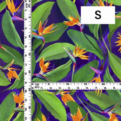 Hula Fabric / Bird of Paradise / JKH-668-PU