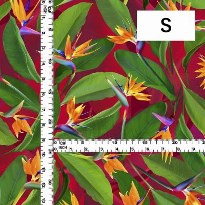 Hula Fabric / Bird of Paradise / JKH-668-RD