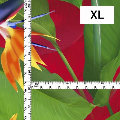 Hula Fabric / Bird of Paradise / JKH-668-RD