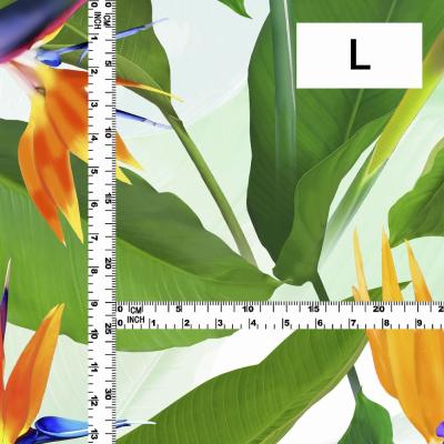 Hula Fabric / Bird of Paradise / JKH-668-WH