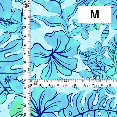 Hula Fabric / Hawaiian Flower / JKH-670-BL