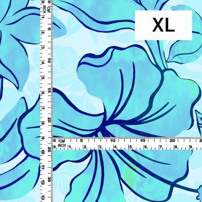 Hula Fabric / Hawaiian Flower / JKH-670-BL