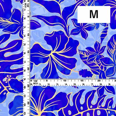 Hula Fabric / Hawaiian Flower / JKH-670-RBL