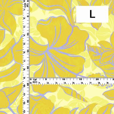 Hula Fabric / Hawaiian Flower / JKH-670-YE