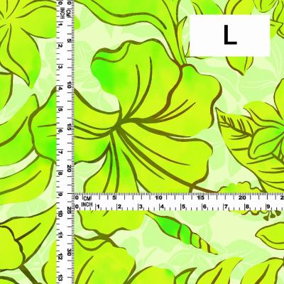 Hula Fabric / Hawaiian Flower / JKH-670-YEGR