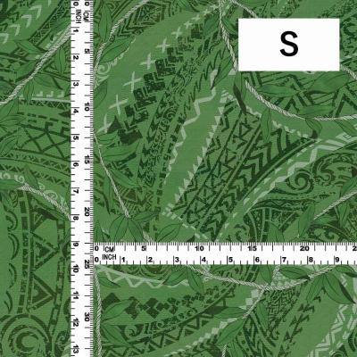 Hula Fabric / Leaf Lei & Kahiko / JKH-672-GR