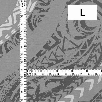 Hula Fabric / Leaf Lei & Kahiko / JKH-672-GY
