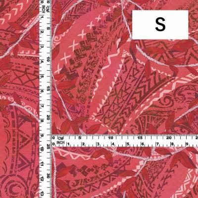 Hula Fabric / Leaf Lei & Kahiko / JKH-672-RD