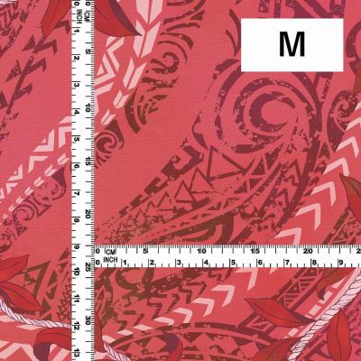 Hula Fabric / Leaf Lei & Kahiko / JKH-672-RD