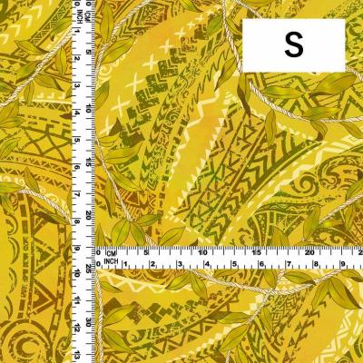 Hula Fabric / Leaf Lei & Kahiko / JKH-672-YE