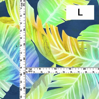 Hula Fabric / Banana Leaf / JKH-674-GRBL