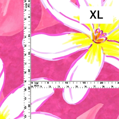 Hula Fabric / Tiare & Monstera / JKH-676-PI