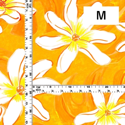 Hula Fabric / Tiare & Monstera / JKH-676-YE