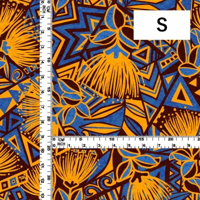 Hula Fabric / Kahiko & Lehua / JKH-680-ORLBL