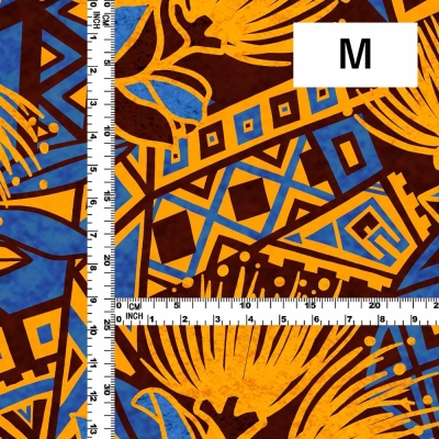 Hula Fabric / Kahiko & Lehua / JKH-680-ORLBL