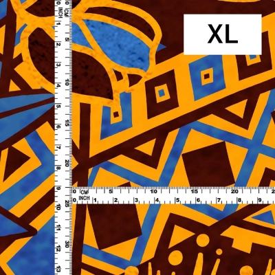 Hula Fabric / Kahiko & Lehua / JKH-680-ORLBL