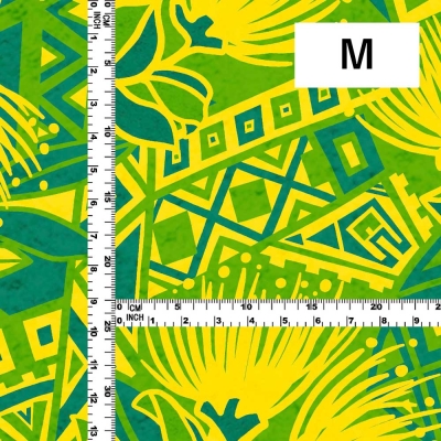 Hula Fabric / Kahiko & Lehua / JKH-680-YEGR