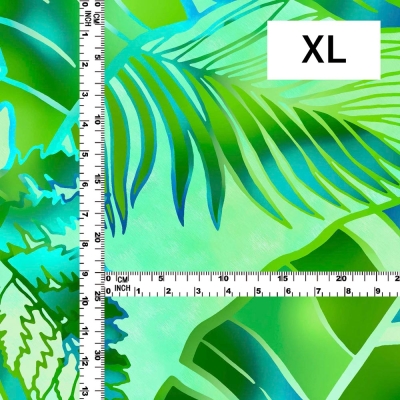 Hula Fabric / Hawaiian Leaf / JKH-682-GR