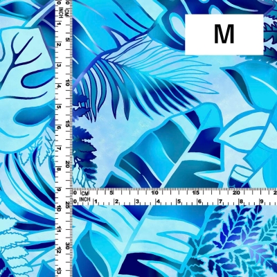 Hula Fabric / Hawaiian Leaf / JKH-682-LBL