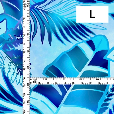 Hula Fabric / Hawaiian Leaf / JKH-682-LBL
